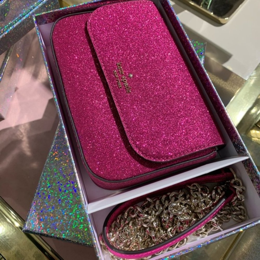 Kate Spade Lola Glitter Convertible Belt Crossbody